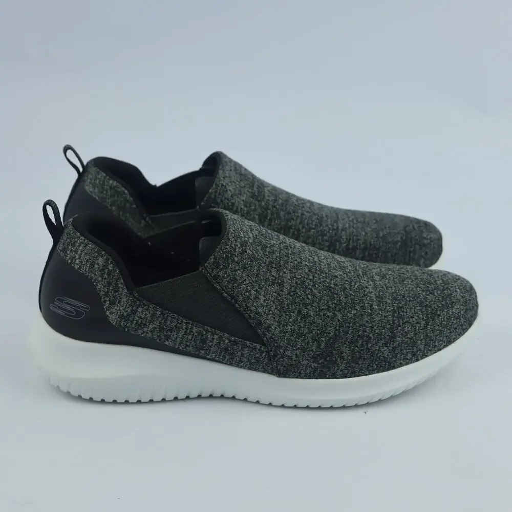 Skechers Size 11 Memory Foam Sneaker Shoes Ultra Flex 12848 Stretch Gray White